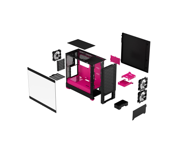 Fractal Design Pop Air RGB Magenta Core TG Clear Tint - 1051251 - zdjęcie 6